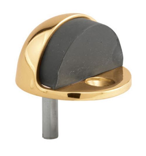 Solid Polished Brass Dome Door Stop For Floor 5334