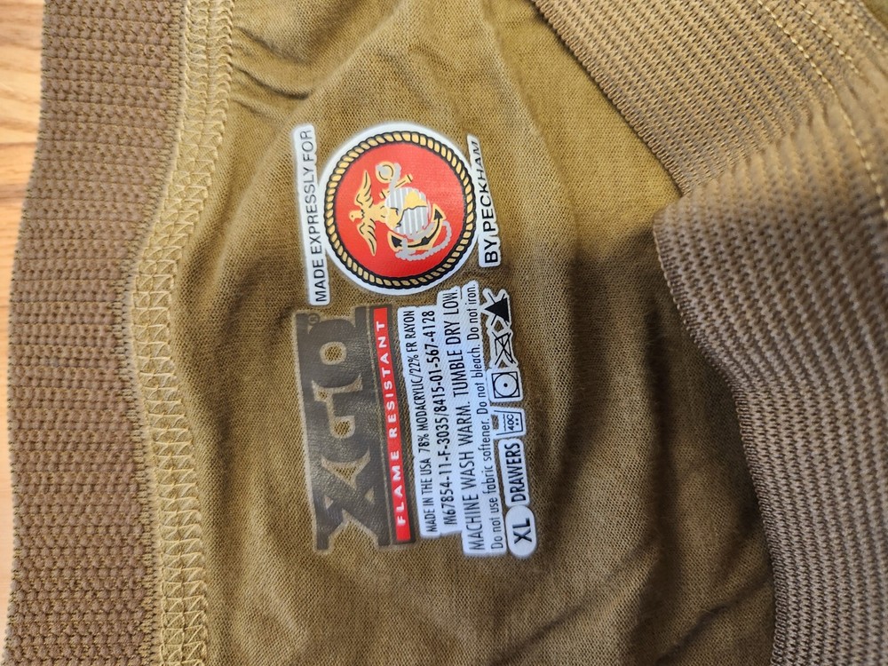 New Coyote FROG USMC SilkWeight Base Layer Pants