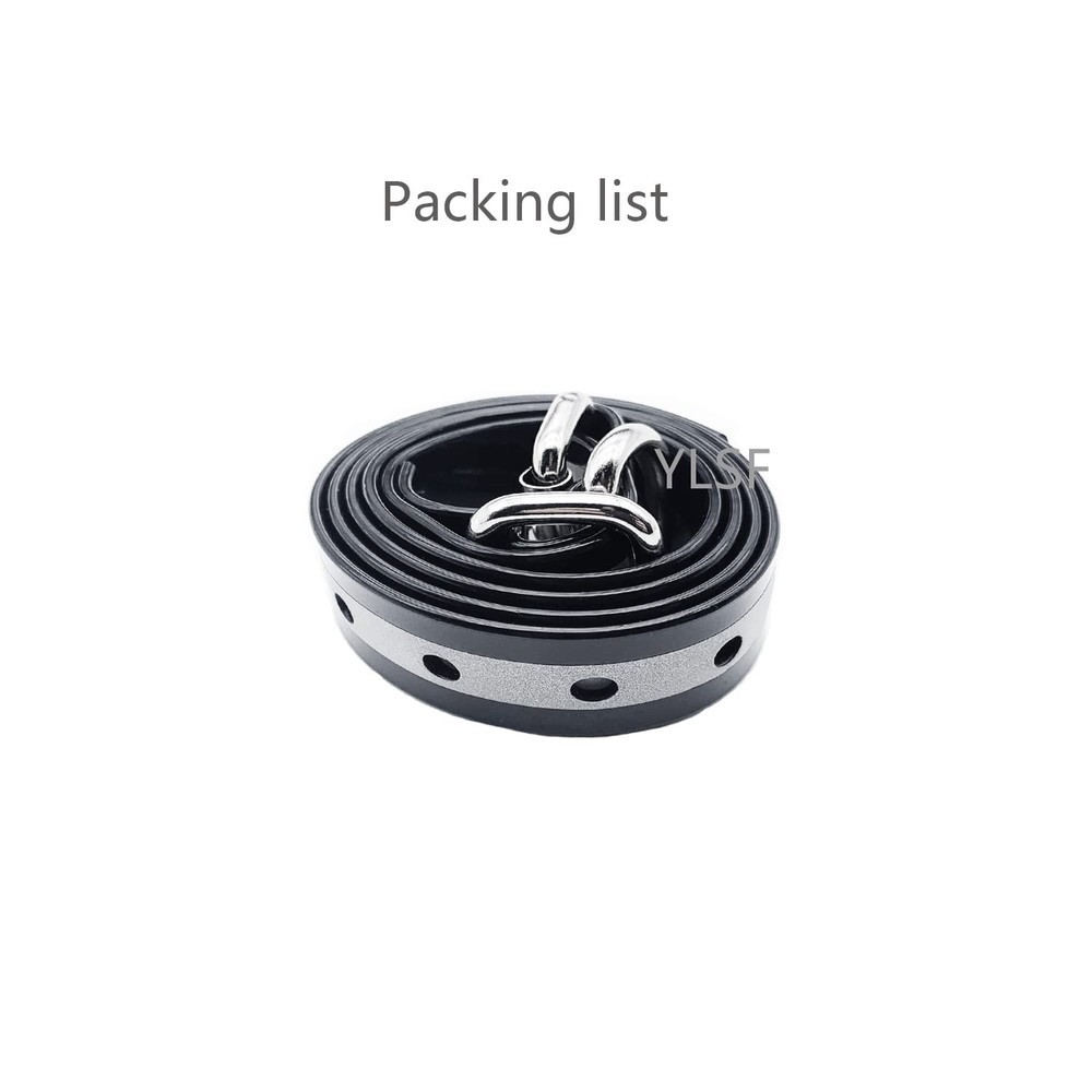 Dog Collar Strap for Most of Electronic Training 1 Pack, Black Reflective