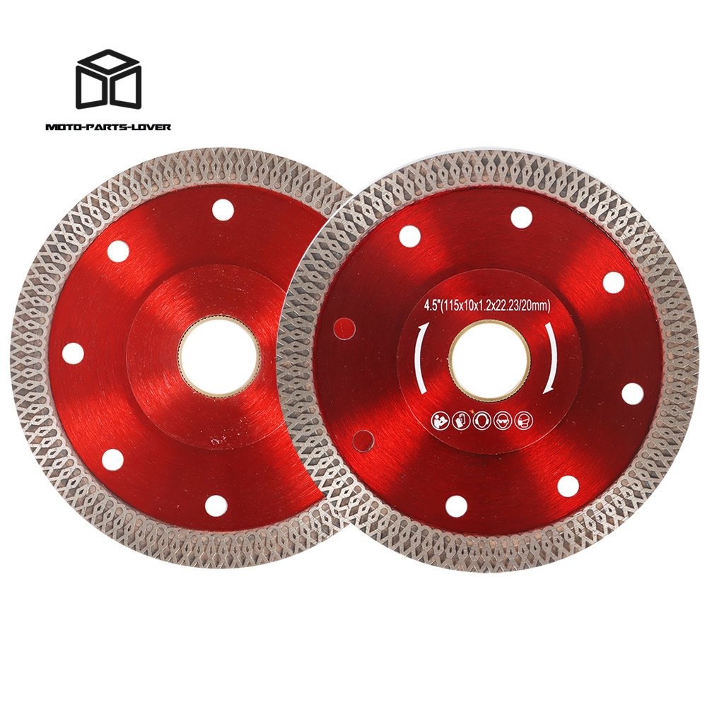 2Pack 4.5" Diamond Porcelain Saw Blade Super Thin Ceramic Cutting Discs US