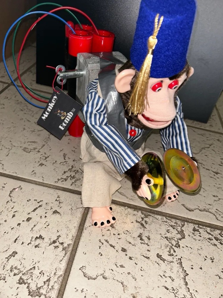 Upgrade Arcade Talking Monkey Bomb® Prop Life Size Figure