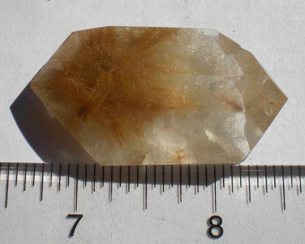Himalayan Rutilated Quartz Polished Crystal r966