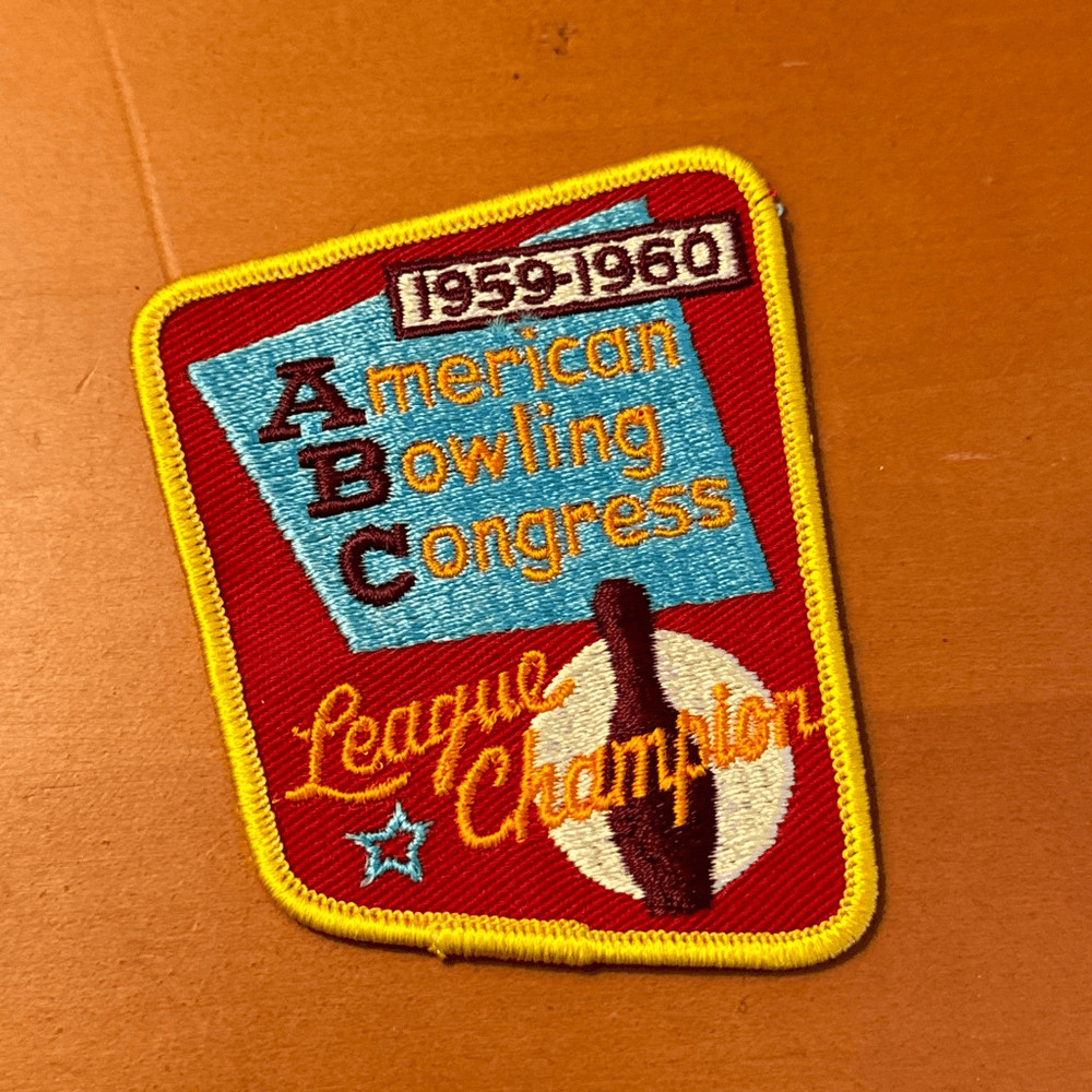 1959-1960 American bowling congress league champions patch