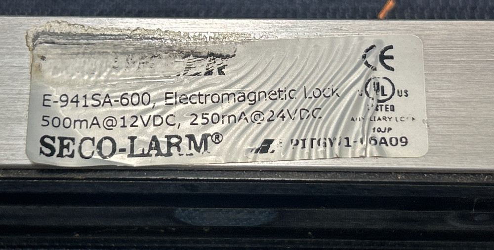 SECO-LARM ENFORCER ELECTROMAGNETIC LOCK E-941SA-600