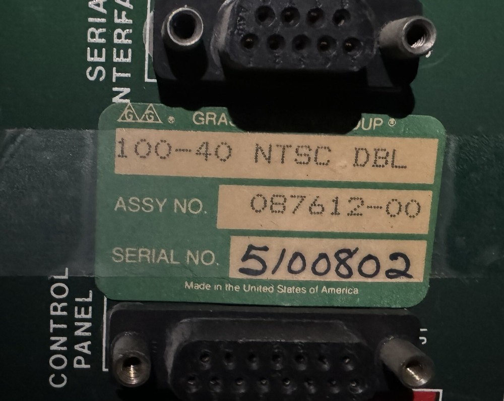 Grass Valley 100 Production Switcher - no cable
