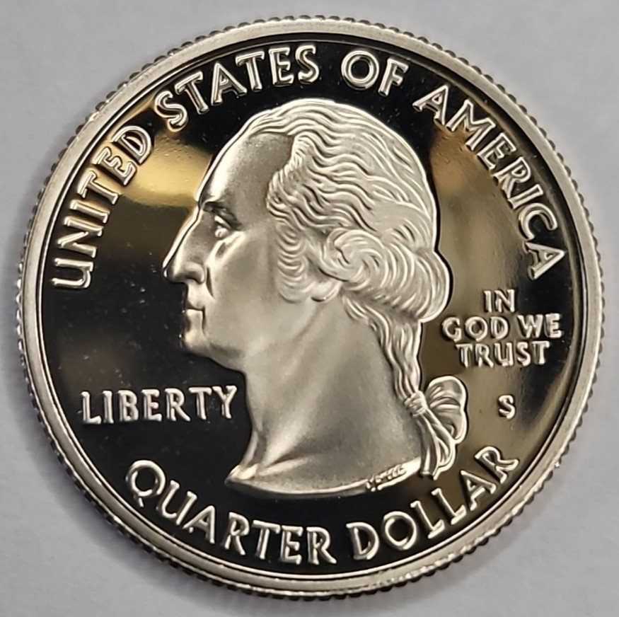 2005 S Gem Proof DCAM Oregon State Quarter - CN-Clad