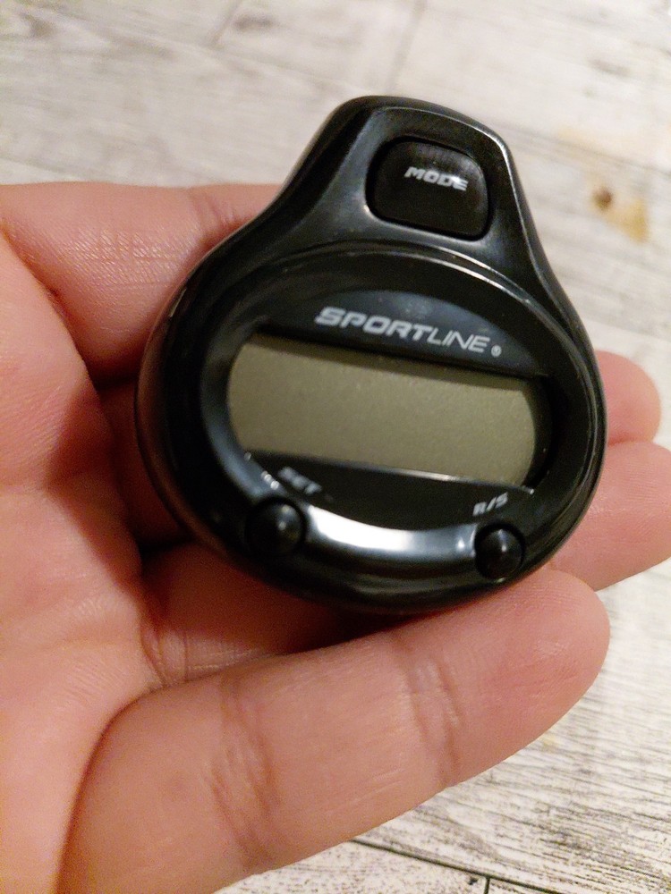Sportline Step & Distance Pedometer Dual Function Easy To Use (Need Battery)