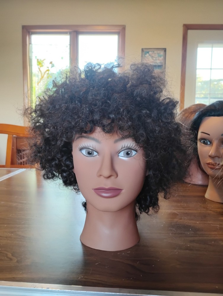 Marianna Mannequin Head Miss Ameri-Kin Cosmetology Real Hair