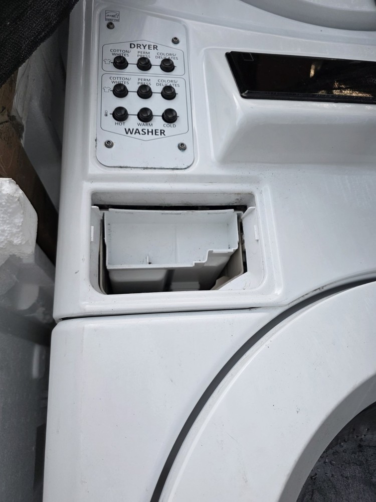 Whirlpool Commercial Stackable Gas Front-Loading Washer & Dryer White Enamel