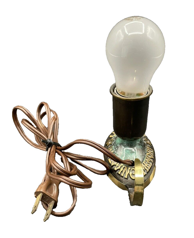 Eternal Light "In Loving Memory" Brass Lamp