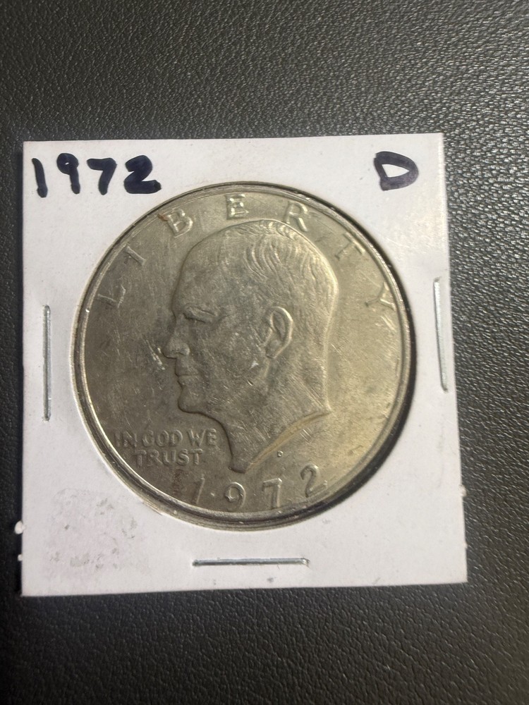 1972 D Eisenhower Ike Dollar Coin Ungraded