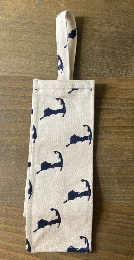 HEAVY DUTY CANVAS COTTON WINE CARRY BAG FABRIC CAPE COD MADE IN INDIA