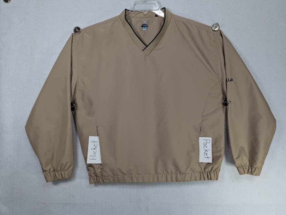 Bolle - Golf Jacket - Lined Windbreaker - V Neck Pullover - Size M