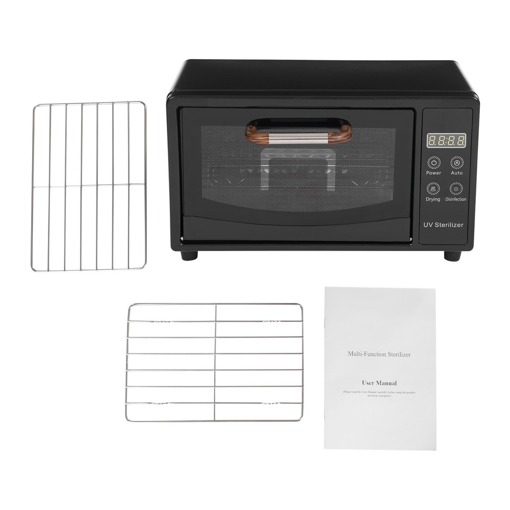 High-Temperature Sterilizer Nail Tools Sterilizer Black Tabletop Sterilizer US