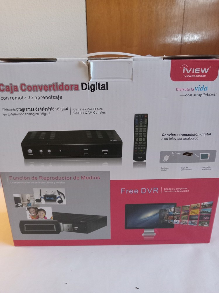 IVEW DIGITAL CONVERTER BOX USED