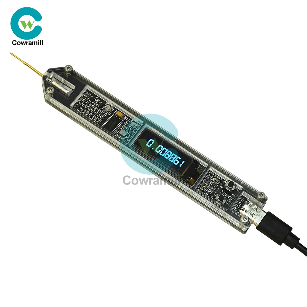 DC 5V Frequency Counter 200Hz–100MHz Frequency Test Pen Type-C Frequency Meter