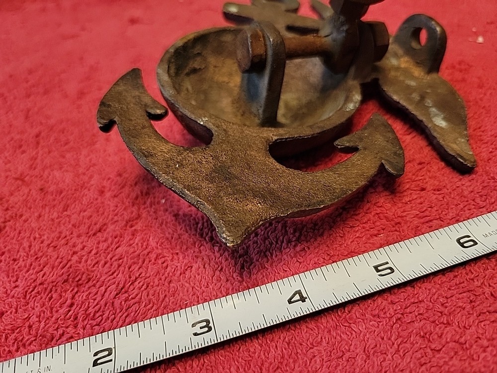 US MARINE CORPS BRASS GLOBE EAGLE ANCHOR