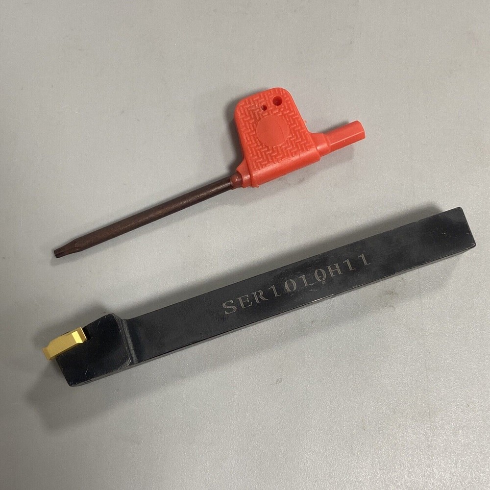 10mm SER1010H11 External thread turning tool holder +1pc 11ER A60 Carbide insert