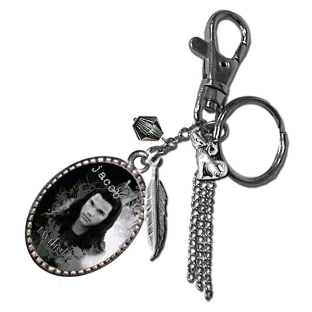 Highly Collectable Twilight Keyring / Bag Clip Charm - Jacob Black Version