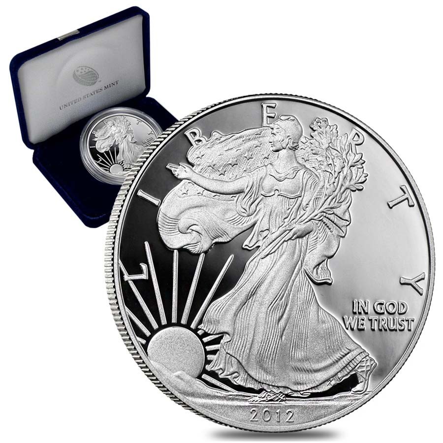 2012 W Proof Silver Eagle w/Box & COA ~ PRISTINE ~
