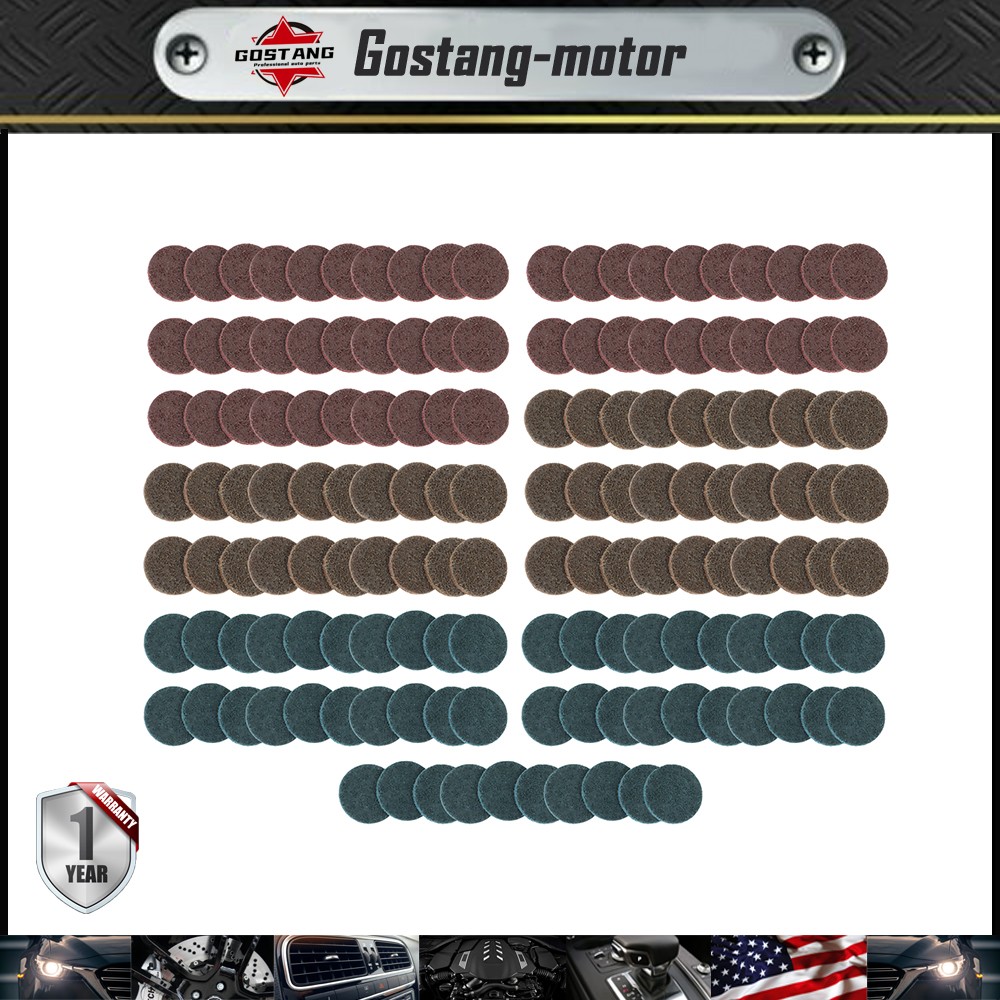 150 Pack 2" Torque Sand Discs Set Fine Medium and Coarse Sanding Discs