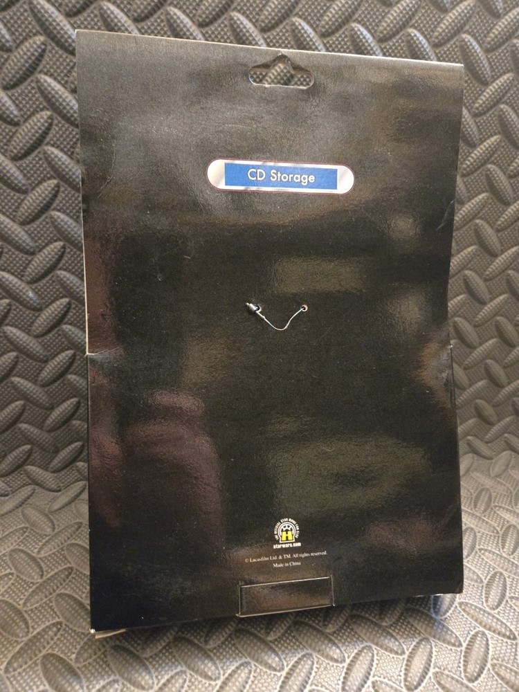 Star Wars Darth Vader CD DVD Storage Case Holder New Damaged Packaging