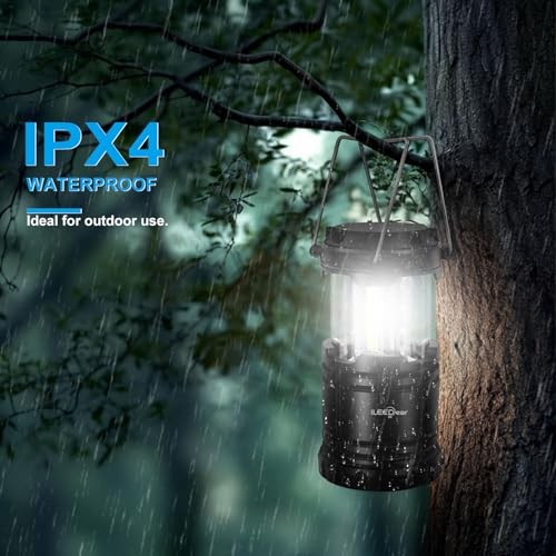 LED Camping Lantern, Battery Operated Lights, Adjustable Brightness 4 Modern