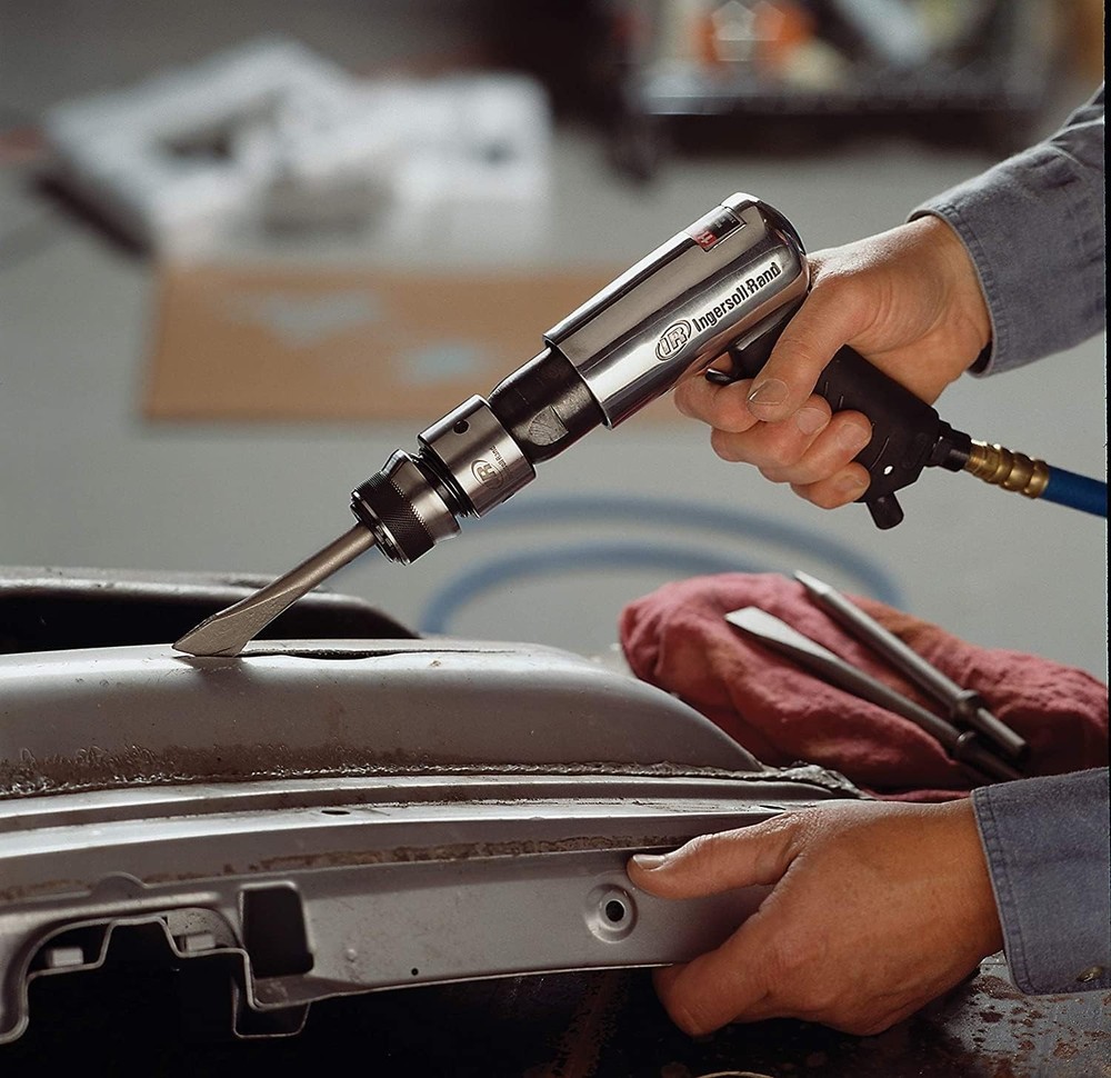 Quick Change Air Hammer with 3-Piece Chisel Set, Ergonomic Handle & 3500 BPM