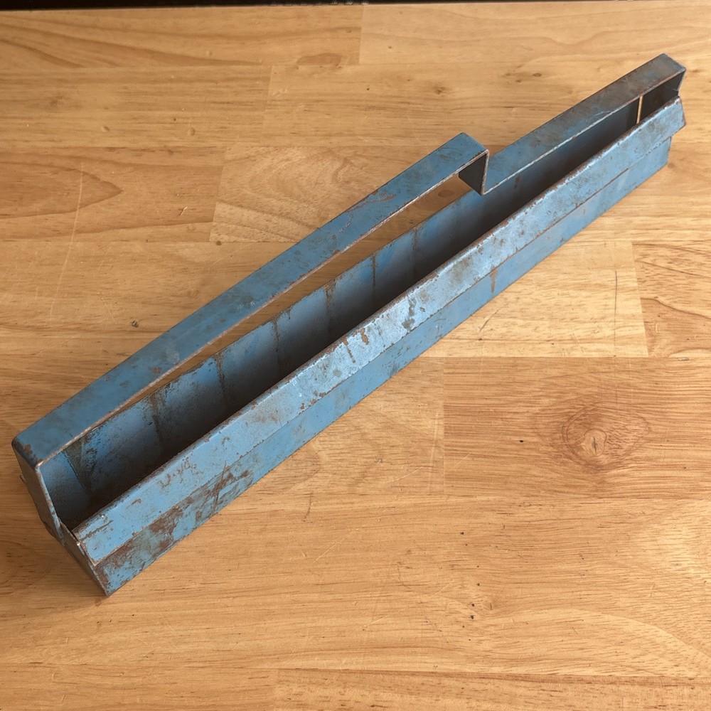Matco Tools 12.5" Long Deep Socket Tray Holder Organizer Blue Vintage