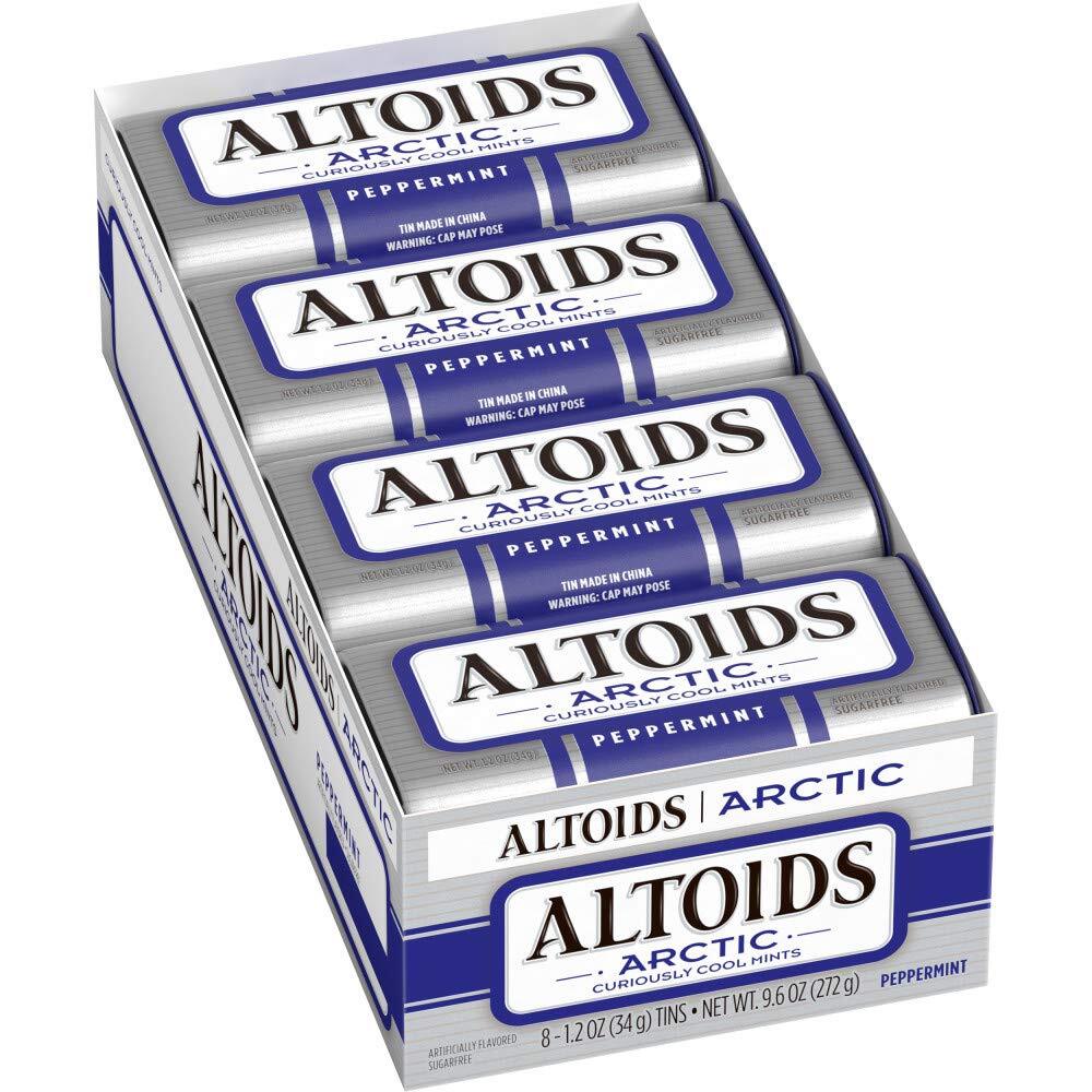 Altoids Artic Mints, Peppermint, 1.2oz - 8/PK
