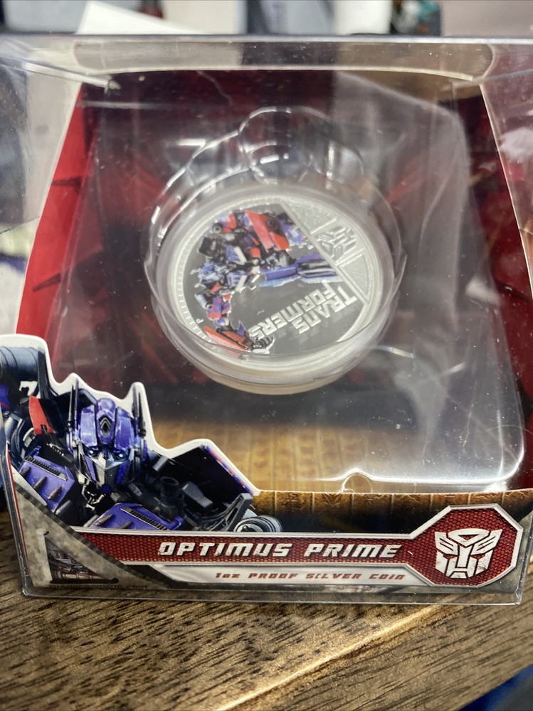 2009 Transformers OPTIMUS PRIME 1 oz Silver Proof Coin