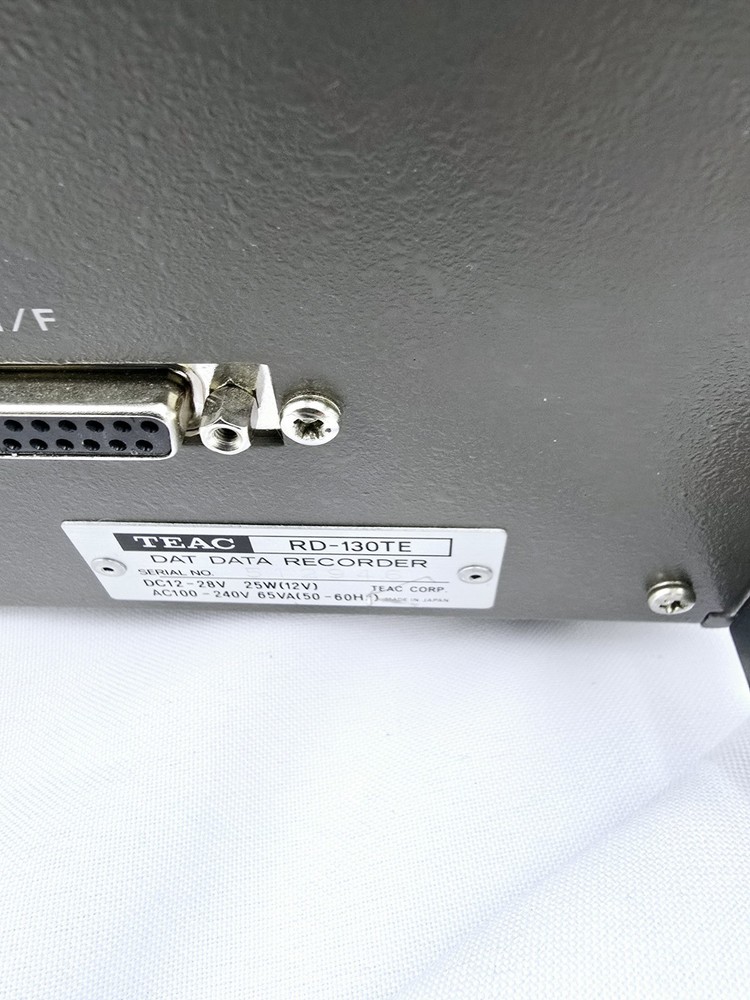 TEAC RD-130 TE DAT Data Recorder UNTESTED