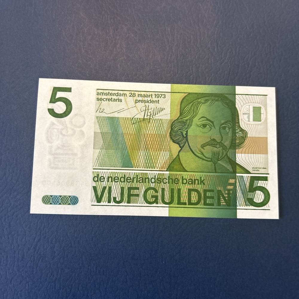 Netherlands- 5 Gulden-1973 UNC
