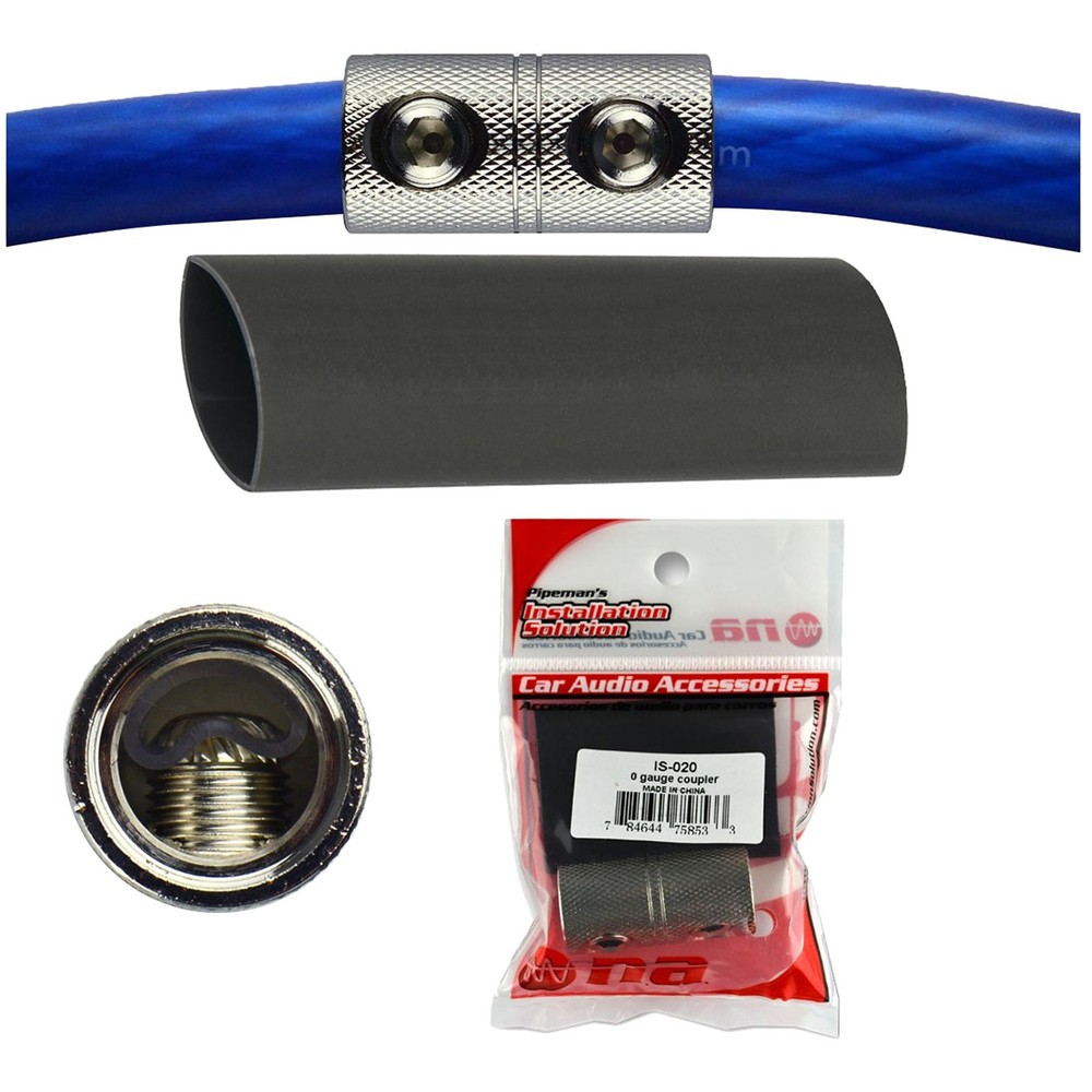 Audiopipe IS020 Installation Solution Cable Coupler 0-Gauge