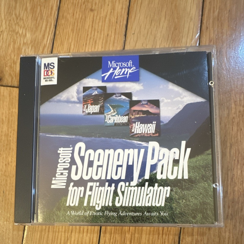 Microsoft Scenery Pack for Flight Simulator CD-ROM MS-DOS 69617 Simulation