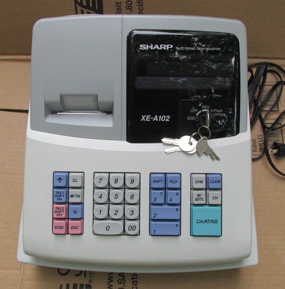 Sharp XE-A102 Electronic Cash Register BEEPS