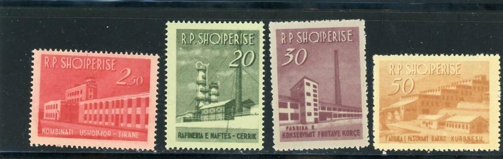 Albania 1963 Scott# 697-700 mint hinged