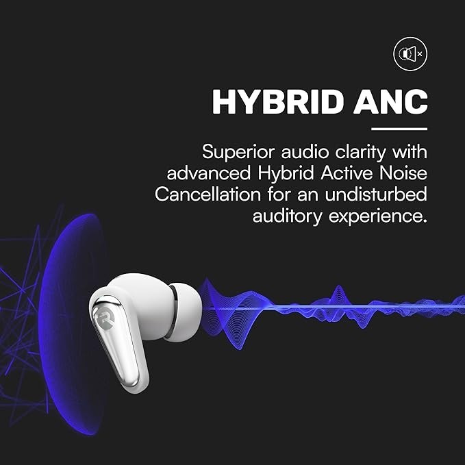 Raycon Pro Earbuds - Bluetooth True Wireless - (Chrome Blue)