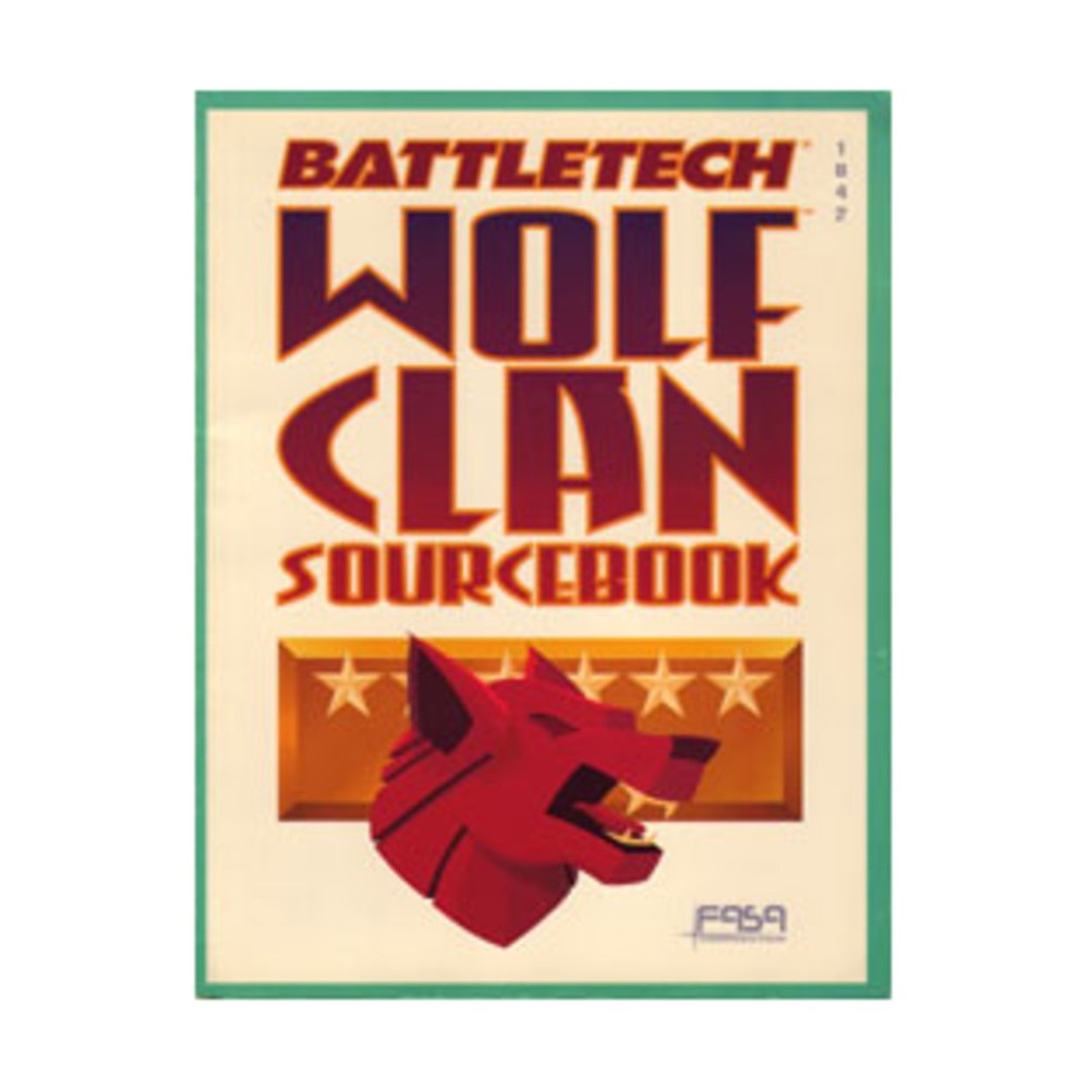 FASA Battletech Wolf Clan Sourcebook VG+