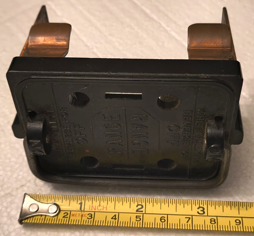 2 MURRAY- 60A 120/240V Fuse Holder Pull Outs "LIGHTING/APPLIANCES & "RANGE"