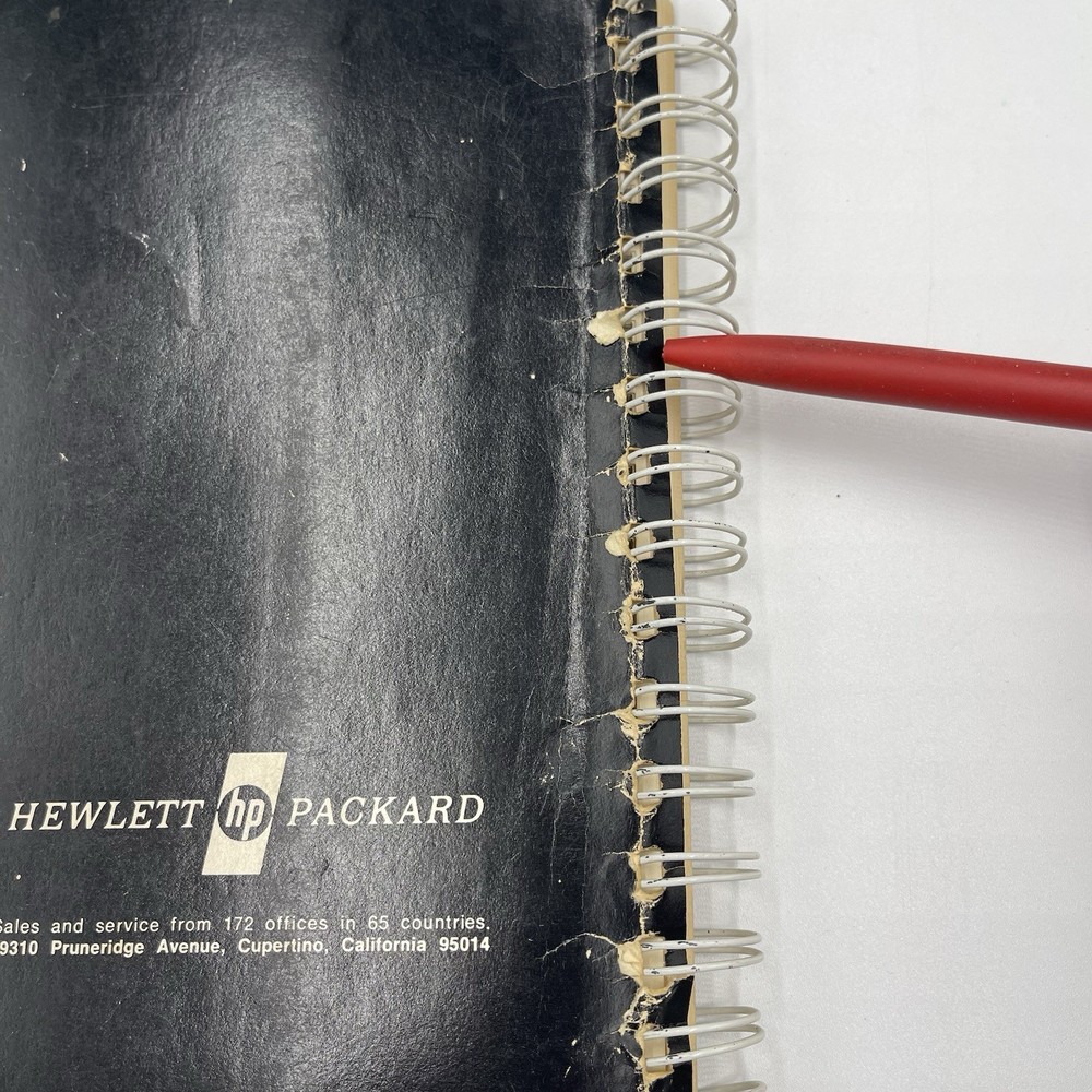 HP-25 Calculator OWNERS HANDBOOK and APPLICATIONS PROGRAMS Manuals 1975