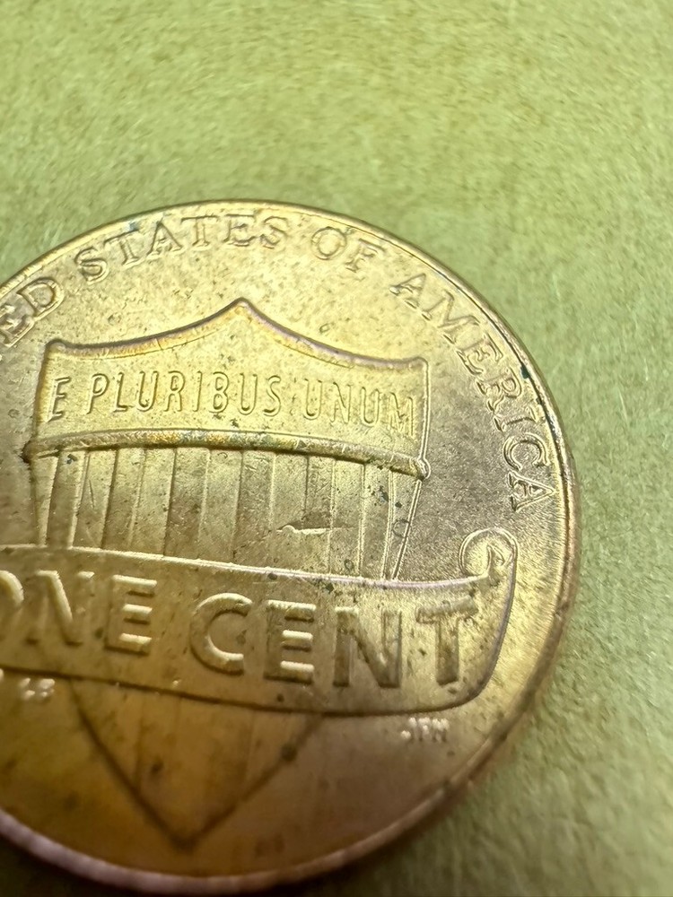 2023-P Lincoln Shield Cent - Die Clash on Reverse