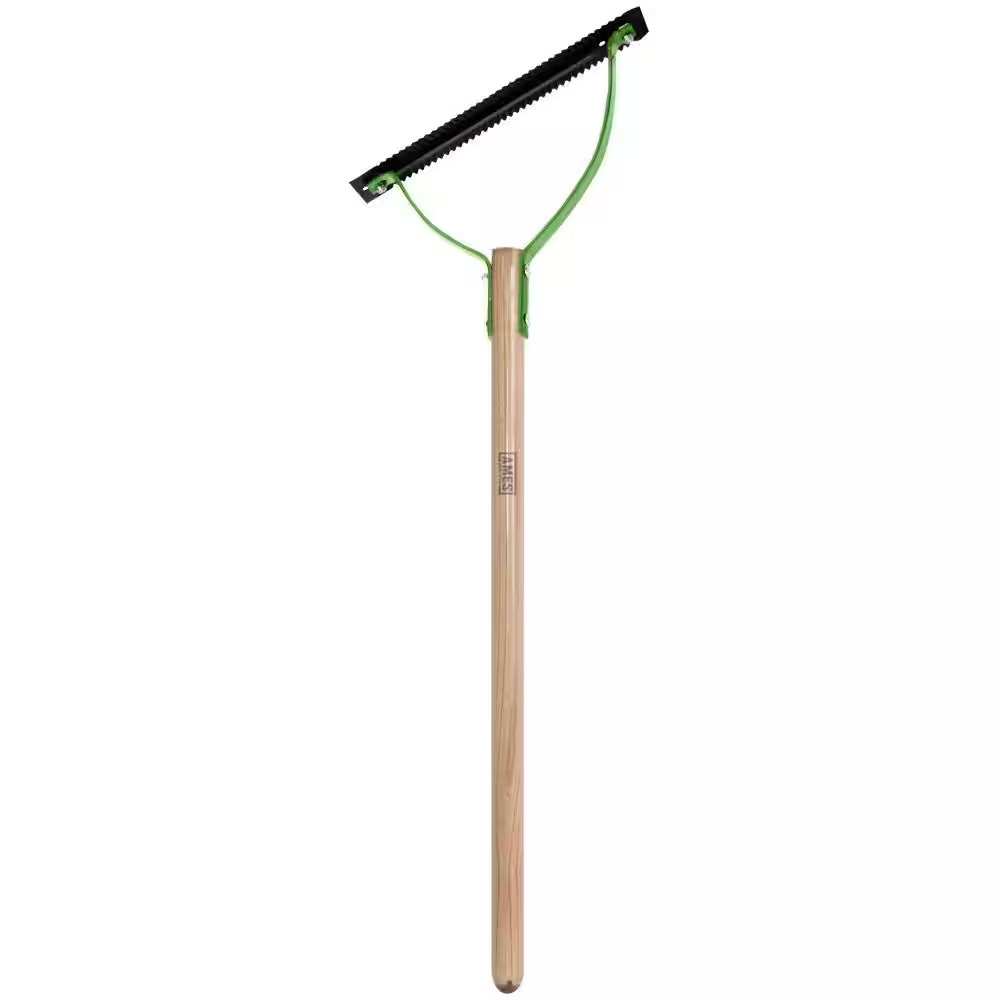 36 In. Wood Handle Double Blade Weeder
