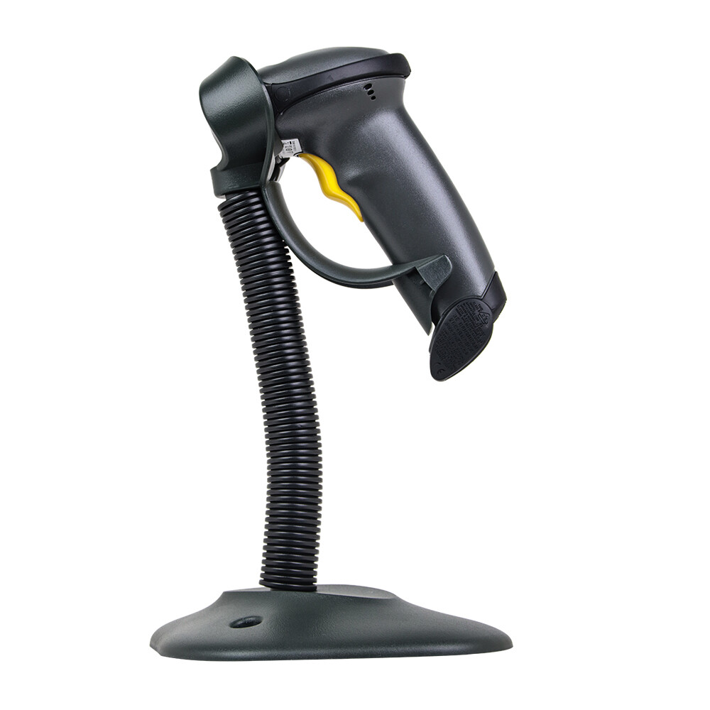 Zebra Symbol LS2208-SR20007R-NA 1D Laser Barcode Scanner w/Stand + USB Cable