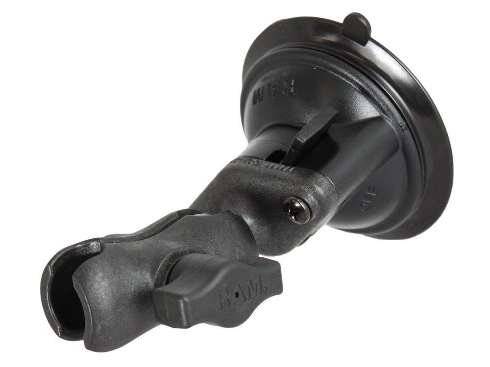 RAM Composite Twist-Lock Suction Cup Base with Double Socket Short Arm