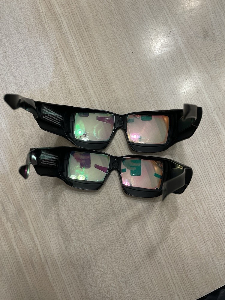 2 PAIR DOLBY 3-D GLASSES ORIGINAL GREAT SHAPE NO ISSUES MAILED WELL-PROTECTED