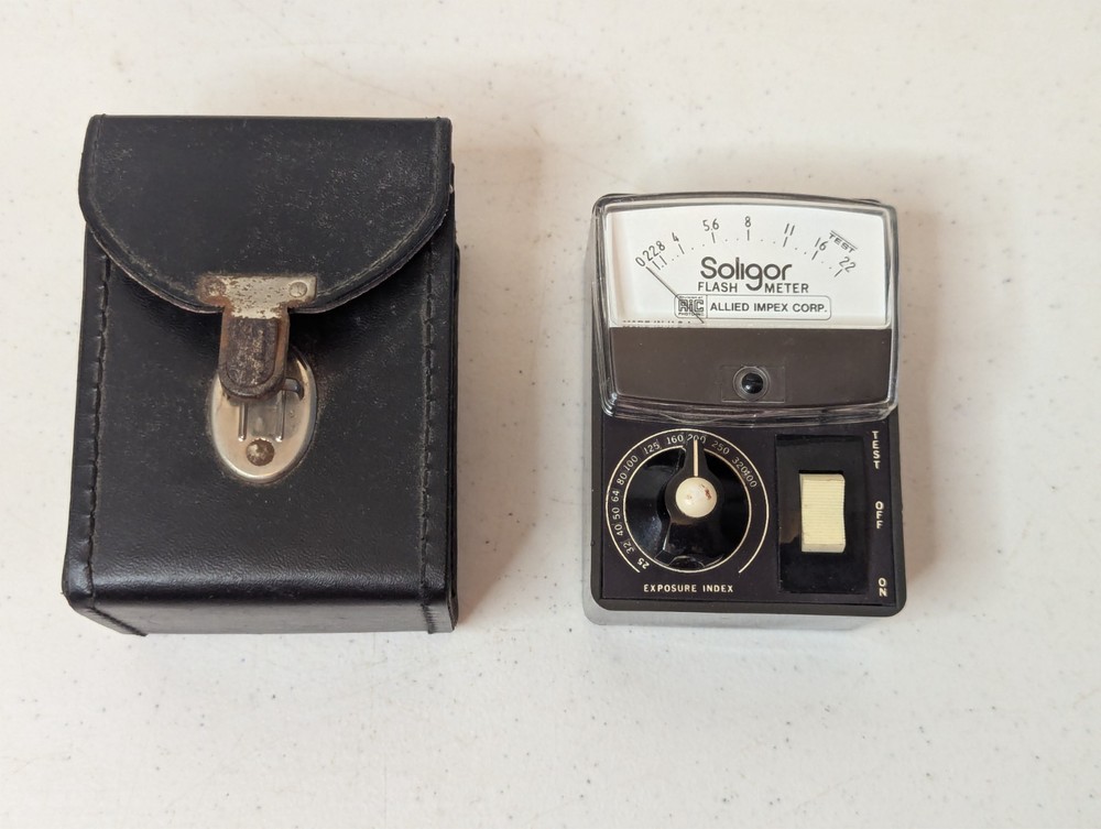 Soligor Flash Meter w/Case - Vintage
