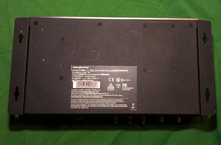 NOVASTAR Taurus TB3 Processor/Media Player - Powers On - Untested/As-Is