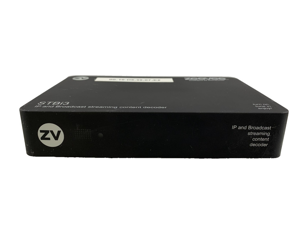 ZEEVEE STBi3 IP Broadcast Streaming Content Decoder