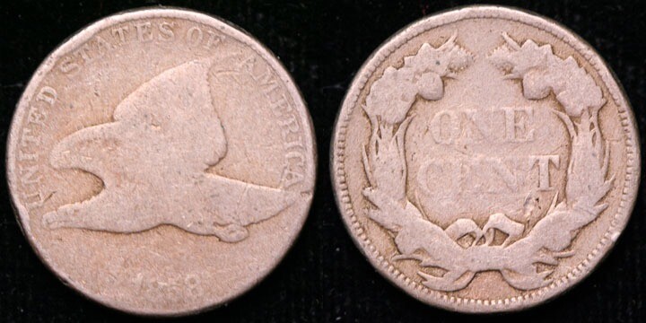 1858  Flying Eagle Cent